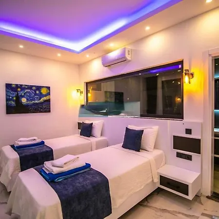 Vila Olivet-kalkan- Huge Private Pool And Lovely Garden-jakuzzies-sauna-turkish Hamam Kaş