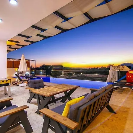 Olivet-kalkan 3 Bedroom-2 Jakuzzies-sauna-turkish Hamam-huge Private Pool And Lovely Garden Villa *