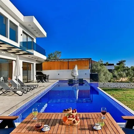 Villa Olivet-kalkan 3 Bedroom-2 Jakuzzies-sauna-turkish Hamam-huge Private Pool And Lovely Garden