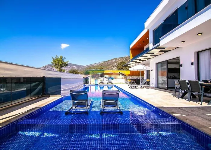 Βίλα Olivet-kalkan 3 Bedroom-2 Jakuzzies-sauna-turkish Hamam-huge Private Pool And Lovely Garden *