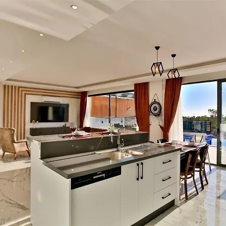 Vila Olivet-kalkan- Huge Private Pool And Lovely Garden-jakuzzies-sauna-turkish Hamam