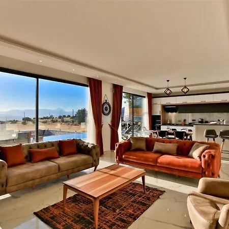 Olivet-kalkan- Huge Private Pool And Lovely Garden-jakuzzies-sauna-turkish Hamam Vila *