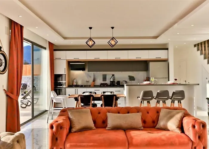 Olivet-kalkan 3 Bedroom-2 Jakuzzies-sauna-turkish Hamam-huge Private Pool And Lovely Garden * Kas