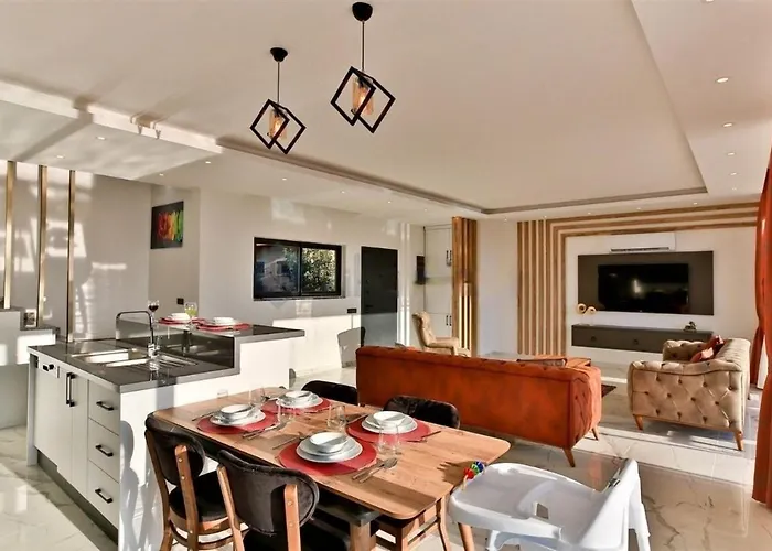 Olivet-kalkan 3 Bedroom-2 Jakuzzies-sauna-turkish Hamam-huge Private Pool And Lovely Garden