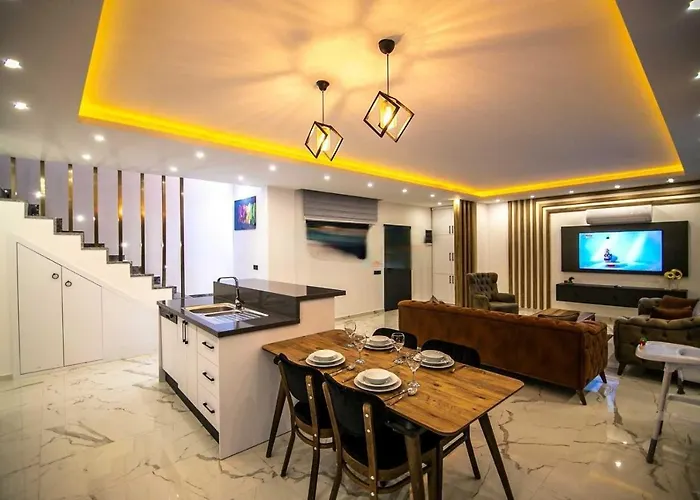 Olivet-kalkan 3 Bedroom-2 Jakuzzies-sauna-turkish Hamam-huge Private Pool And Lovely Garden *